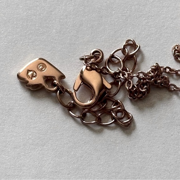 ✨ Stunning Elegant Vintage Swarovski Rose Infinity Exist Necklace - Picture 13 of 16